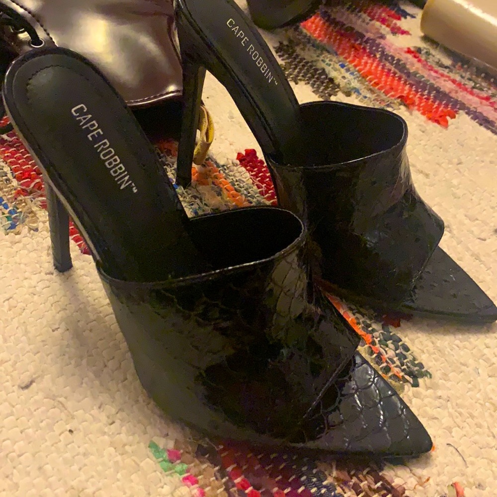 Black mules